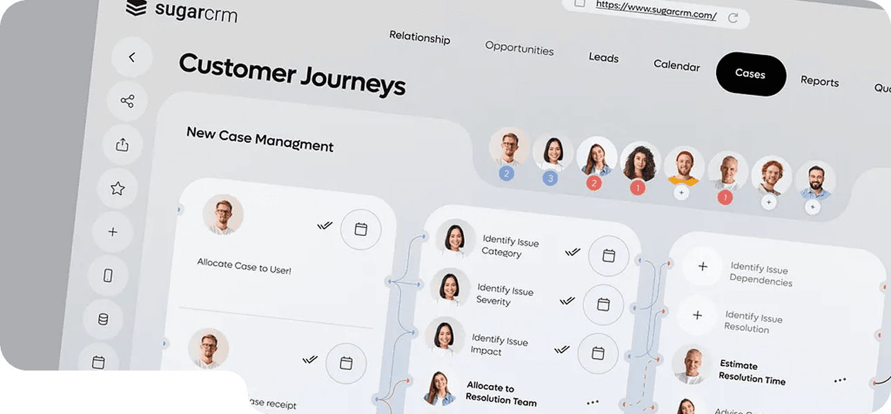 Customizable customer relationship workflows project